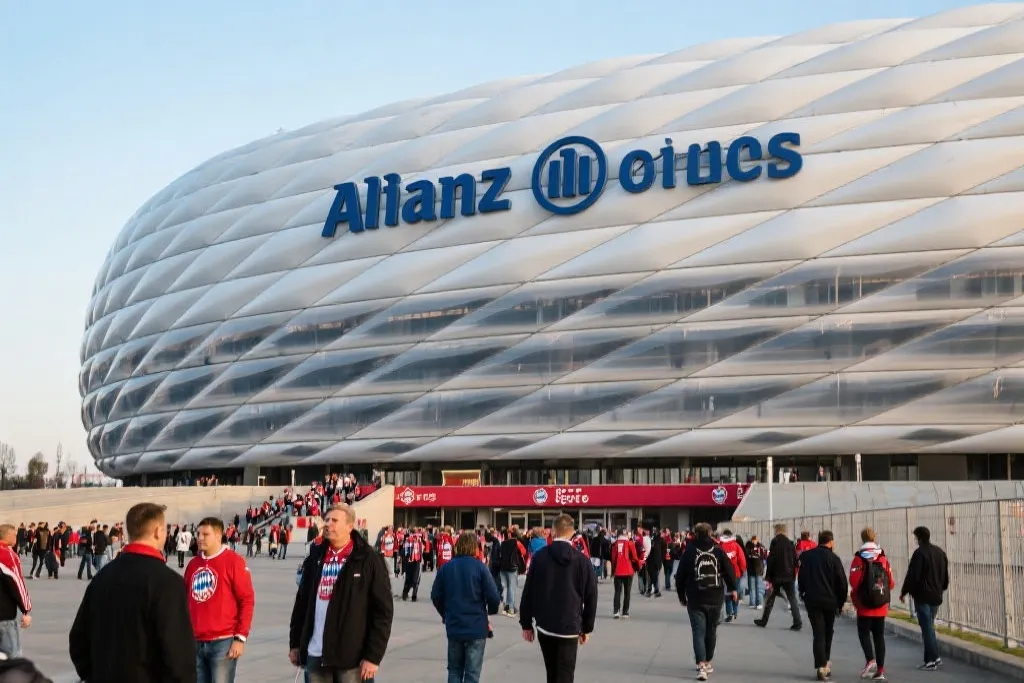 拜仁慕尼黑安联球场外景