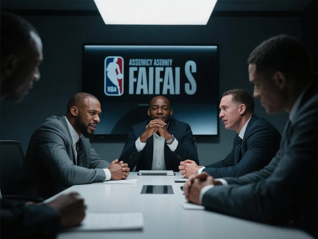 2025年NBA自由市场谈判现场